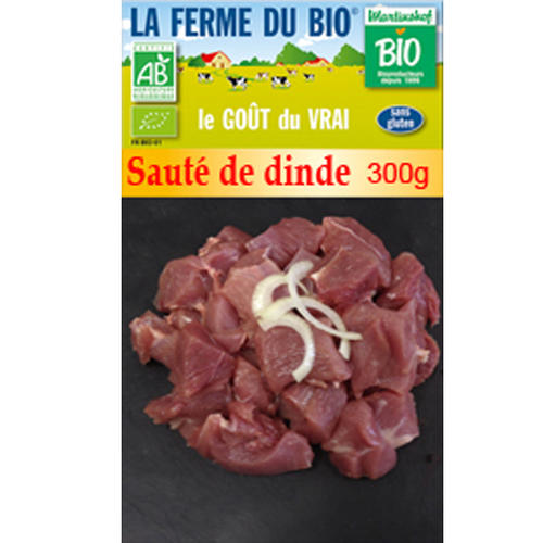 Sauté de dinde 300g 