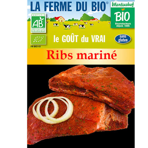 Ribs marinés 500g crus