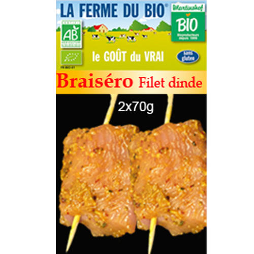 Braisero de dinde 2 x 70g