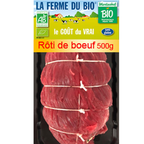 Rôti de boeuf 500g 