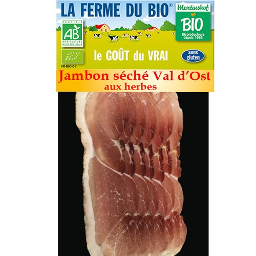 Jambon Val d'Ost Premium aux herbes 80g