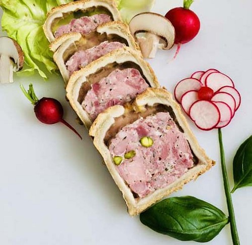 Pâté en croute demi pièce 1,5kg