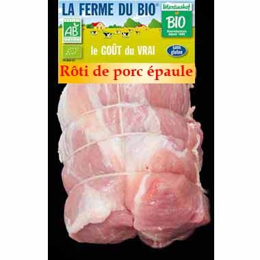 Rôti de porc épaule 800g