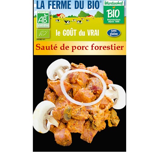 Sauté de porc forestier 300g
