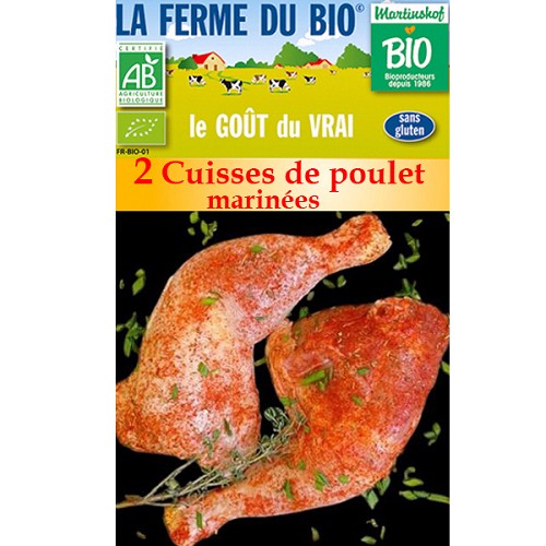 2 Cuisses de poulet 550g