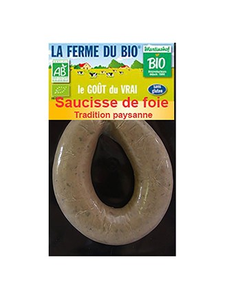 Saucisse de foie - tradition paysanne 200g