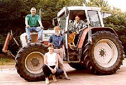 1986 enfin un tracteur d'occasion, c'était la fête.