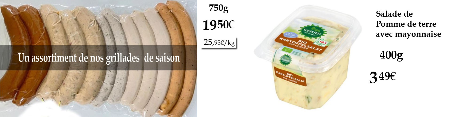La Ferme du Bio : viande, charcuterie, épicerie et produits bio